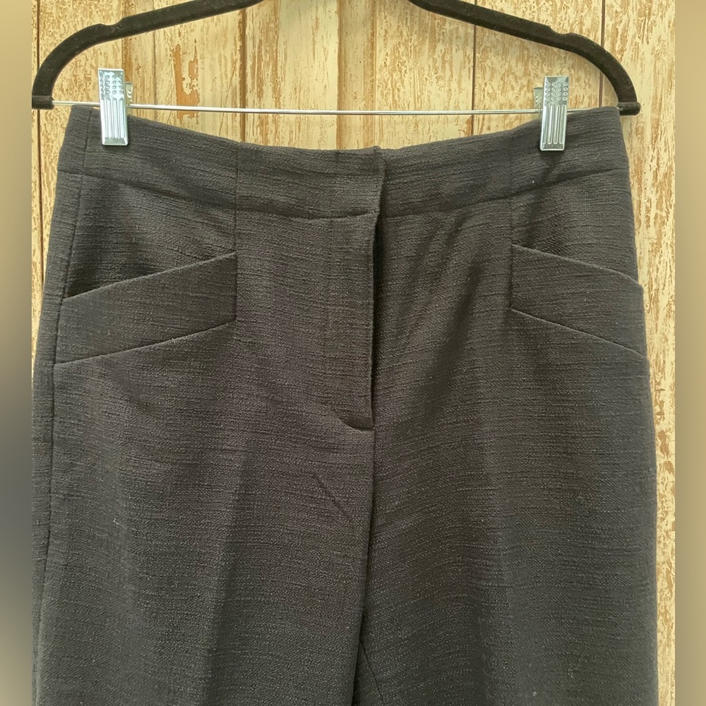 Club Monaco Black Textured Slacks